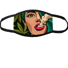 Многоразовая маска для лица Smoking girl