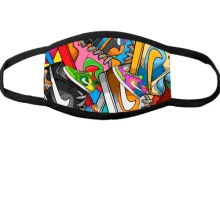 Многоразовая маска для лица Nike sneaker pattern