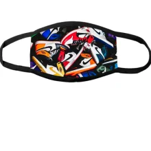 Многоразовая маска для лица Nike sneaker pattern 2