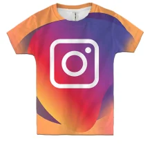 Детская 3D футболка с Instagram