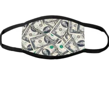 Багаторазова маска для обличчя Dollar pattern