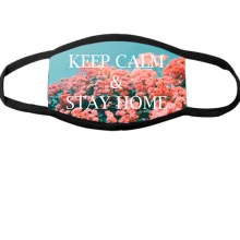 Многоразовая маска для лица Keep Calm and Stay Home