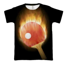 3D футболка Fire tennis