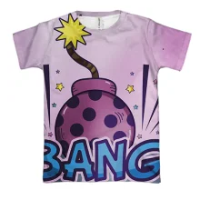 3D футболка Pop art Bang