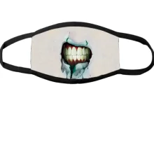 Многоразовая маска для лица Alien mouth