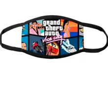 Многоразовая маска для лица GTA Vice city
