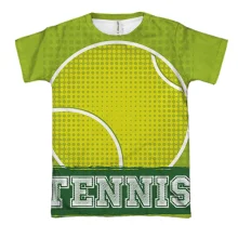 3D футболка Tennis с большим мячом