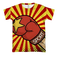 3D футболка Sport boxing