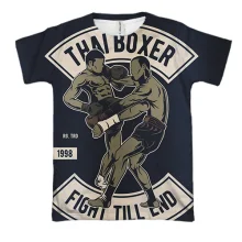 3D футболка Thai Boxer