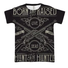 3D футболка Hunt or be Hunted