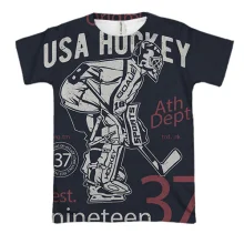 3D футболка USA Hockey