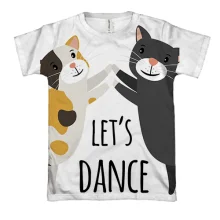 3D футболка Lets dance