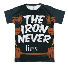 3D футболка The iron never lies
