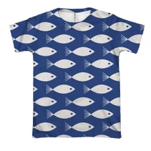 3D футболка White fish