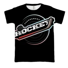 3D футболка Hockey tournament