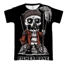 3D футболка Fisher bone