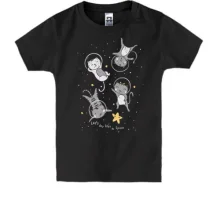 Детская футболка Let's get lost in Space