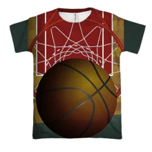 3D футболка Basketball кольцо