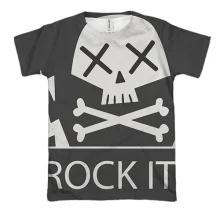 3D футболка Rock it