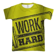 3D футболка Work Hard