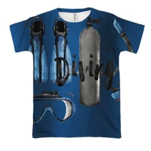 3D футболка Diving