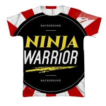 3D футболка Ninja Warrior