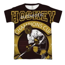 3D футболка Hockey authentic