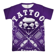 3D футболка black Tattoo studio