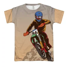 3D футболка Sport Motocross art