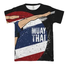 3D футболка з борцем Muay Thai (2)