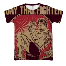3D футболка Muay Thai fighter