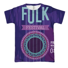 3D футболка Folk