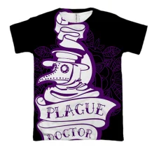 3D футболка Plague doctor