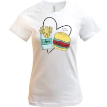 Футболка Love fast food