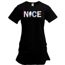 Удлиненная футболка NICE