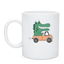 Чашка Crocodile in the car