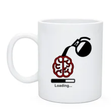 Чашка Coffee Loading...