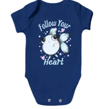 Детское боди Follow Your Heart