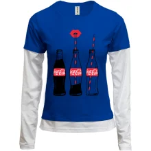 Комбинированный лонгслив 3 Coca Cola