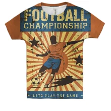 Детская 3D футболка Football Championship
