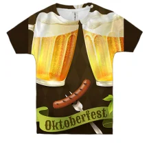 Детская 3D футболка Oktoberfest beer