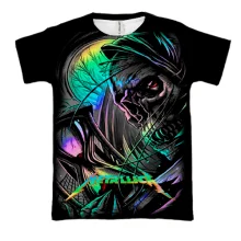 3D футболка Metallica Neon