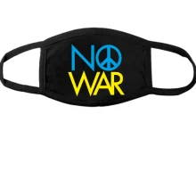 Тканевая маска для лица с принтом «No War»
