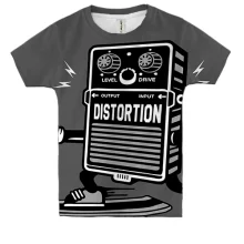 Детская 3D футболка distortion