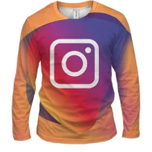 Мужской 3D лонгслив с Instagram