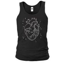 Мужская майка Anatomical heart