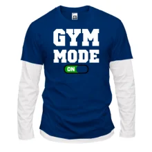 Комбинированный лонгслив Gym Mode On