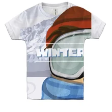 Дитяча 3D футболка Winter