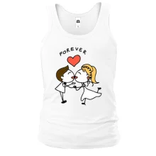 Мужская майка Kissing Couple Forever