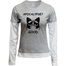 Жіночий лонгслів Комбі Apocalypse? Good